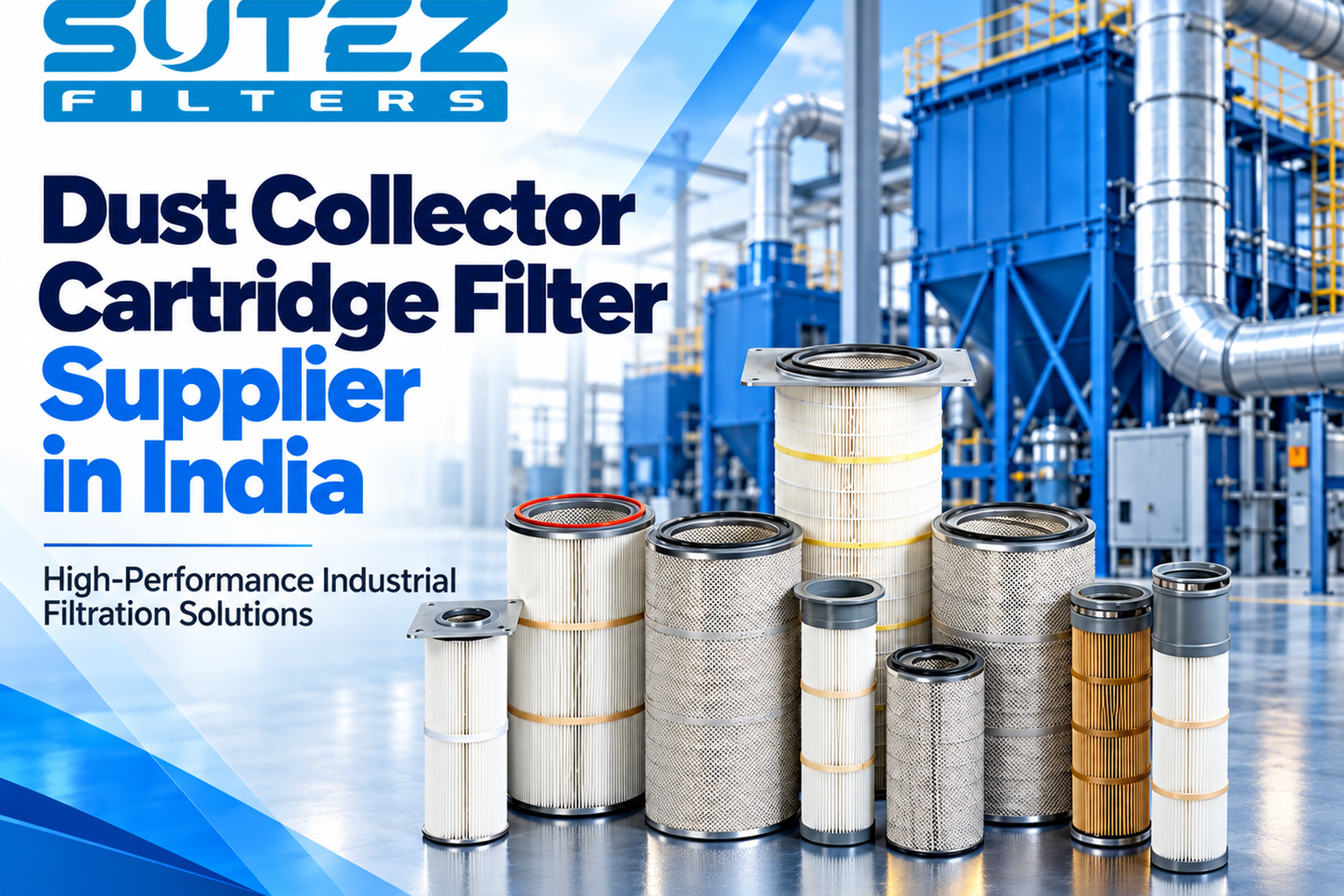 Dust Collector Cartridge Filter Supplier in India | Sutez